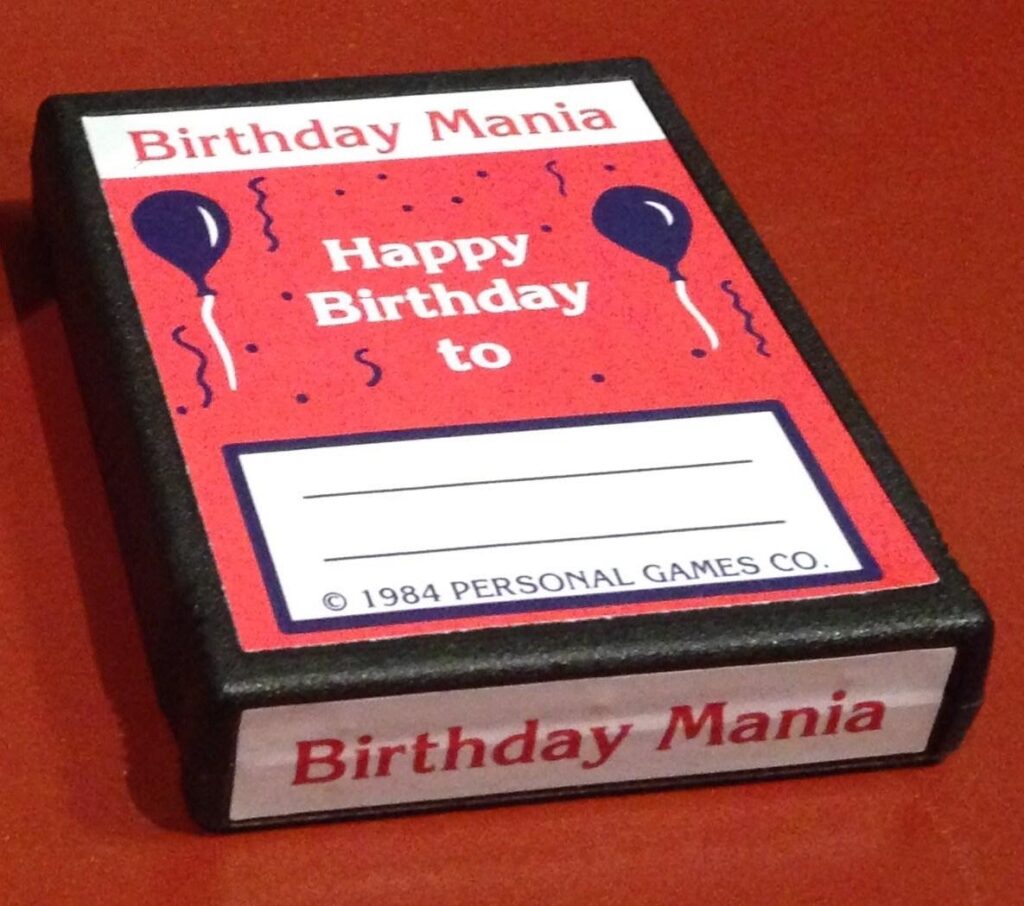 Weird and rare - Birthday Mania - Atari 2600 - Retro Games Collector