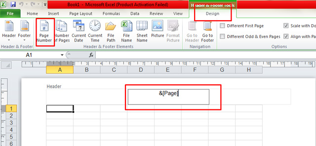 Hướng dẫn chi tiết cách đánh số trang ở Excel