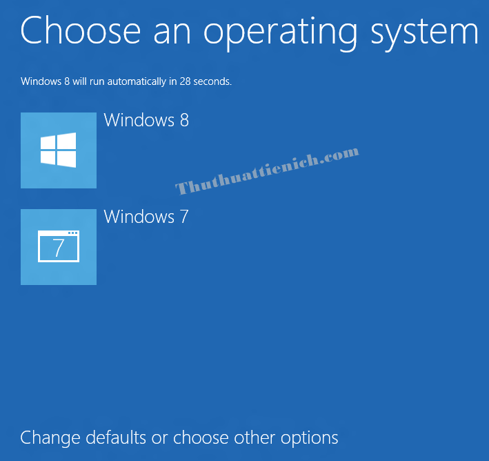 Chọn đăng nhập bằng Windows 7 hoặc Windows 8/8.1