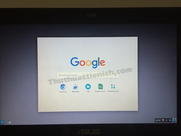 Giao diện Chrome OS