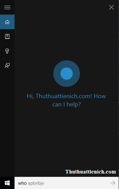 Cortana đã sẵn sàng nghe lệnh của bạn