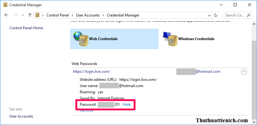 Xem mật khẩu đã lưu trên trình duyệt Microsoft Edge