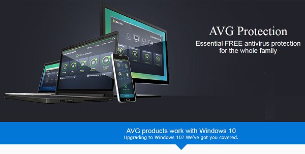 Phần mềm diệt virus AVG tương thích Windows 10