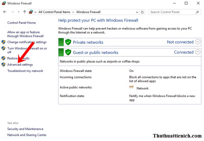 Hướng dẫn chặn Phần mềm & Game truy cập internet trên Windows 10