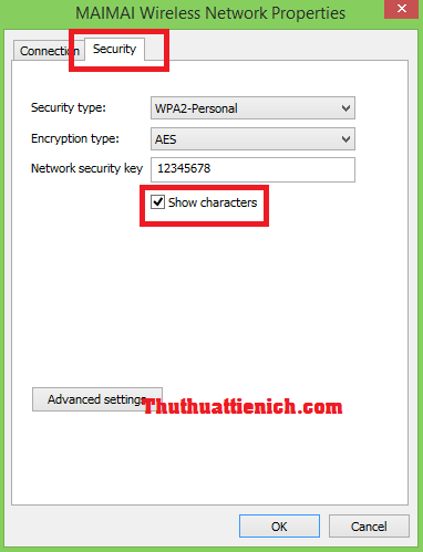 Cách xem mật khẩu wifi trên Windows 8/8.1