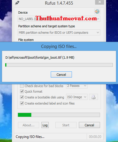 Tạo USB cài đặt Windows XP/7/8/8.1