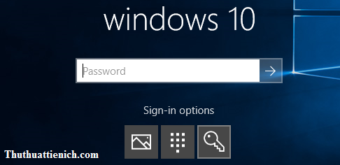 Sử dụng mã PIN để đăng nhập trên Windows 10