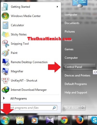 Cách tắt chế độ update trên Windows 7