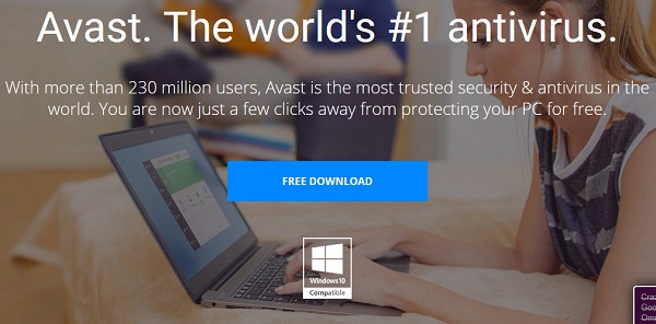 Phần mềm diệt virus Avast tương thích Windows 10