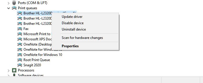 Cập nhật Windows Driver Máy in
