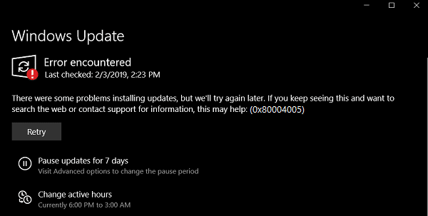 1614084261 71 Sua loi Windows Update 0x80004005 tren Windows 10