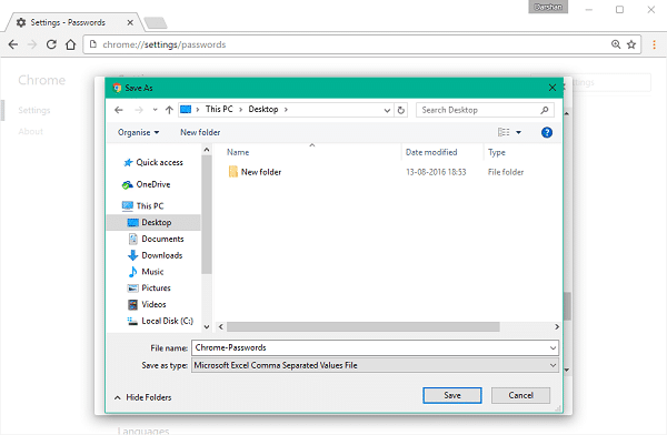 Cách xuất và nhập mật khẩu trong trình duyệt Chrome