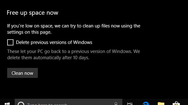 Giải phóng dung lượng Windows 10 Storage Sense
