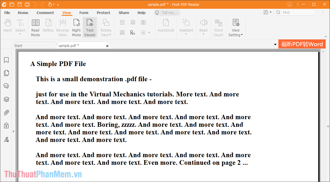 Hoàn tất việc thay đổi font chữ và kiểu chữ trong file PDF bằng công cụ Foxit Reader miễn phí