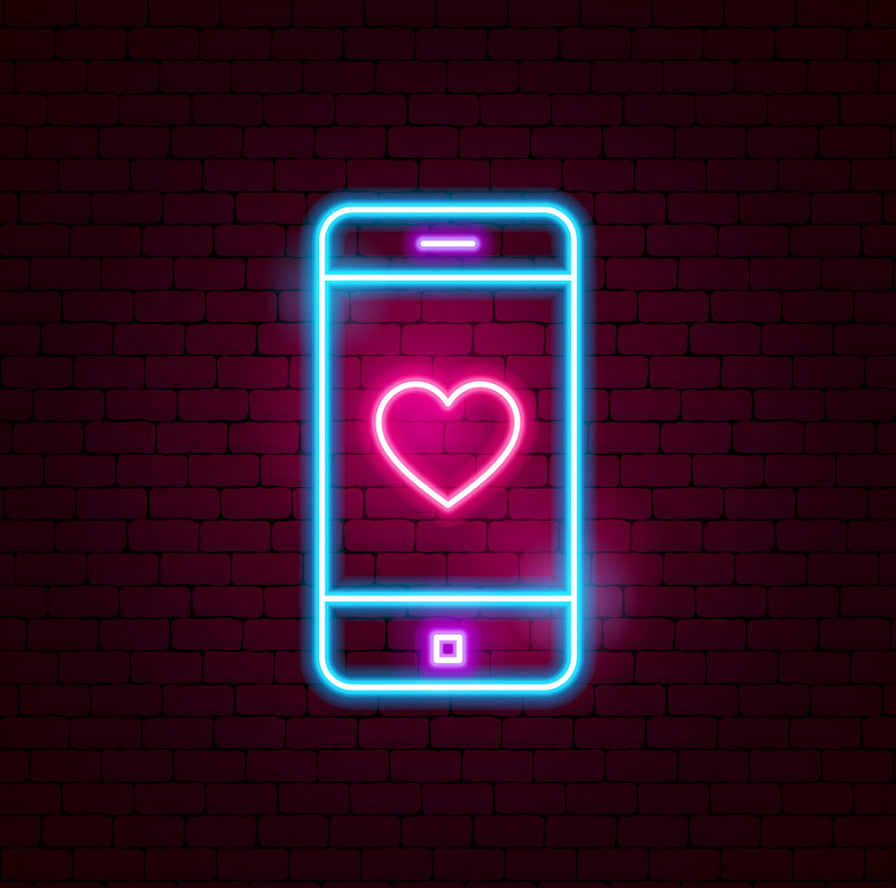 Mẫu background tình yêu điện thoại
