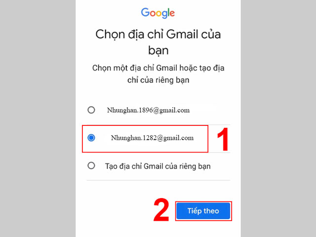 Cách tạo Gmail mới trên điện thoại
