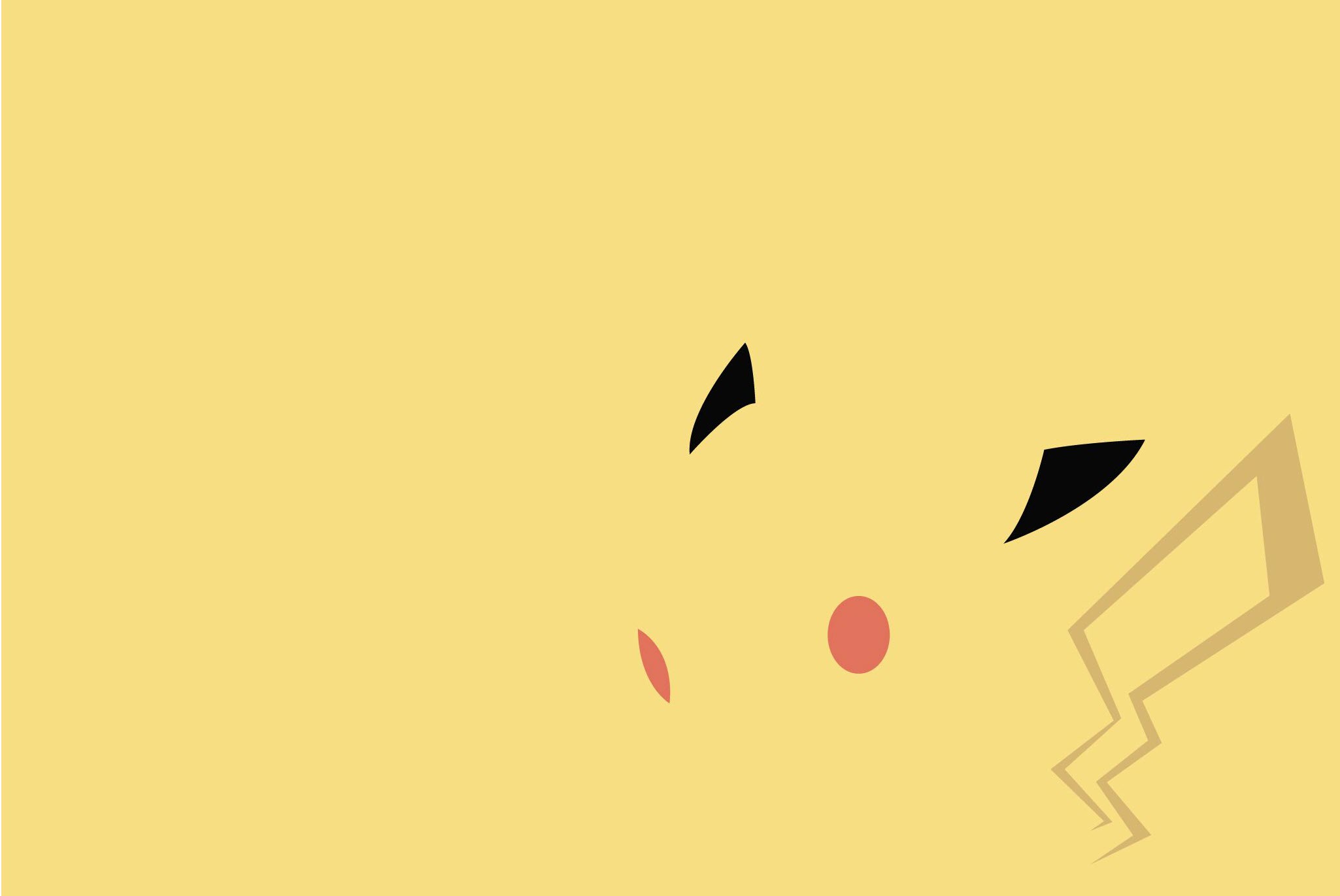 Background Pikachu vàng cực đẹp