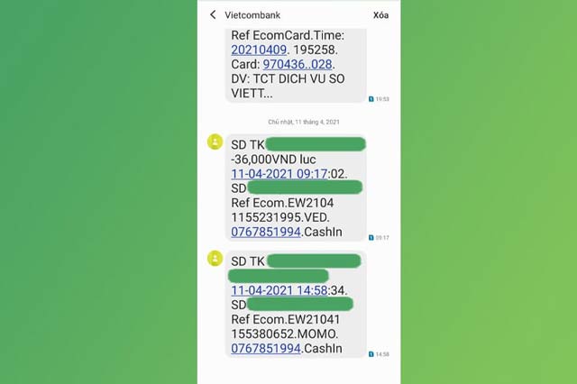 Dịch vụ SMS Banking Vietcombank là gì