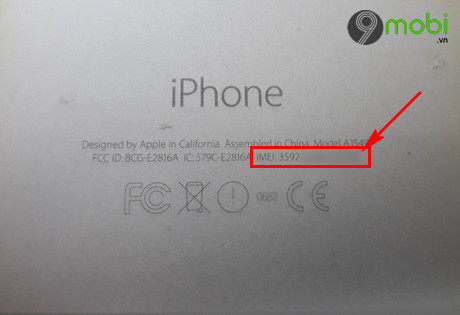 cach lay imei iPhone