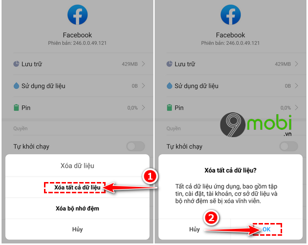 huong dan sua loi facebook khong tai duoc bang tin newsfeed tren android