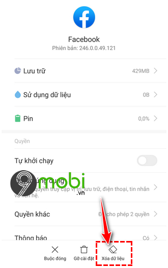 loi facebook khong tai duoc bang tin newsfeed tren android