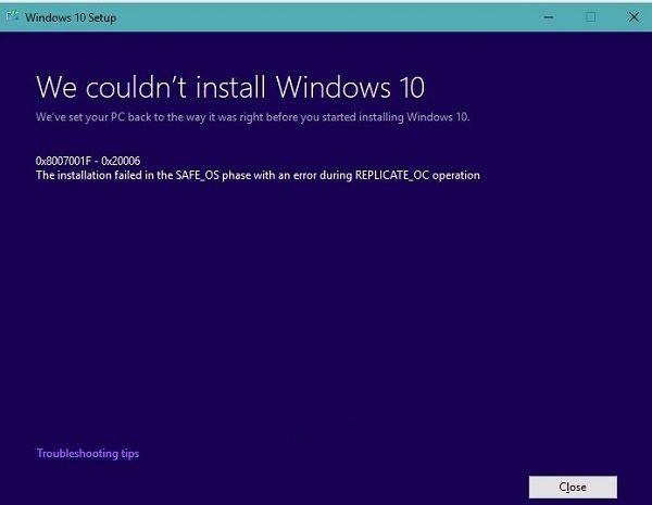 Ban cap nhat Windows 10 lien tuc khong thanh cong
