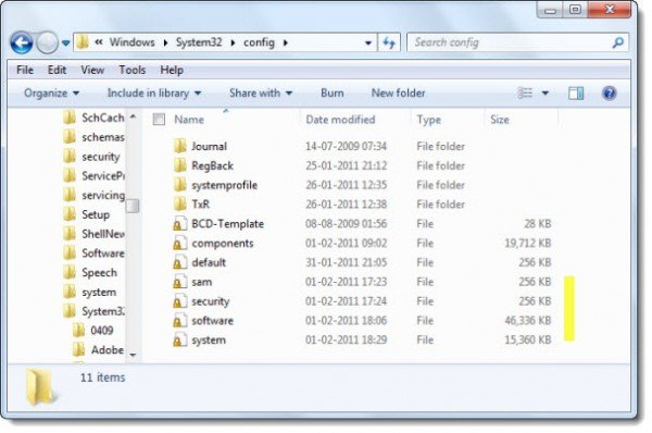 Cac tep Windows Registry nam o dau trong Windows 10
