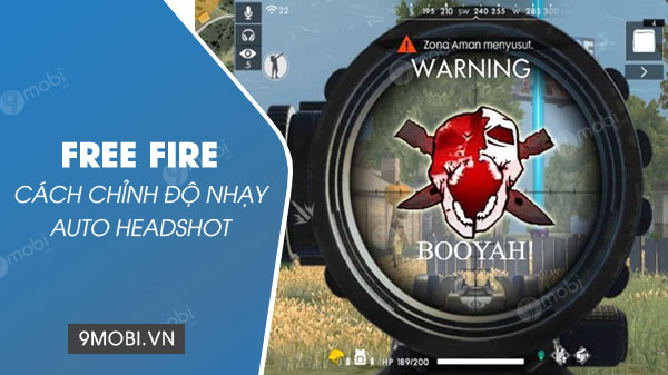 cach chinh do nhay auto headshot trong free fire