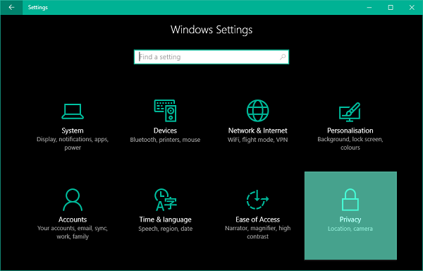 Cách đặt vị trí mặc định cho các ứng dụng và dịch vụ trong Windows 10
