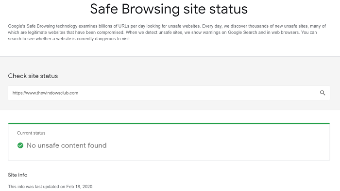 Cách kiểm tra xem một Trang web hoặc URL có an toàn hay không