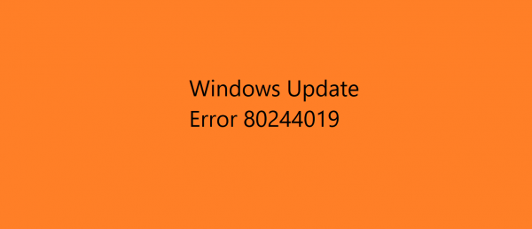 Cach sua loi Windows Update Error 80244019