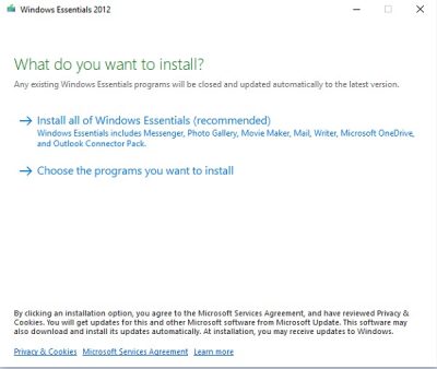Tải xuống Windows Live Essentials dành cho Windows 10