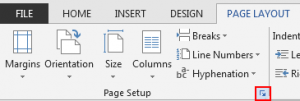 word-page-layout-option