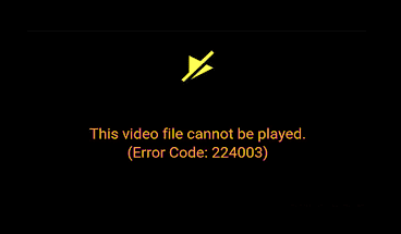 Sửa mã lỗi 224003 khi xem video trong trình duyệt