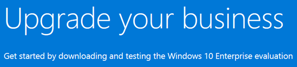 Tải xuống phiên bản dùng thử Windows 10 Enterprise