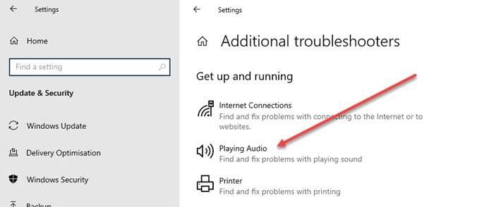 Troubleshoot âm thanh Windows 10