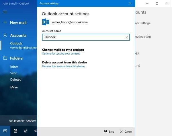 Ứng dụng Windows 10 Mail không gửi hoặc nhận email