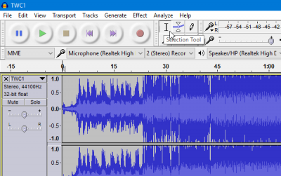 Audacity Audio Editor dành cho Windows