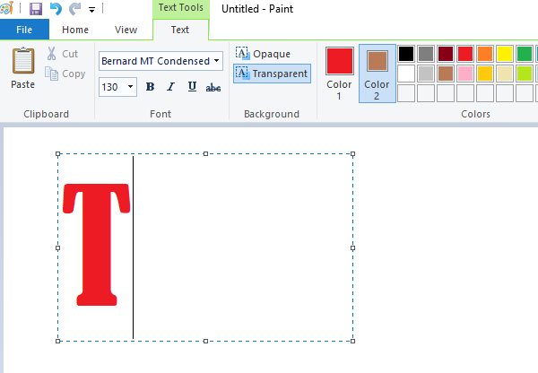 Cách thêm văn bản và thay đổi màu trong MS Paint trong Windows 10