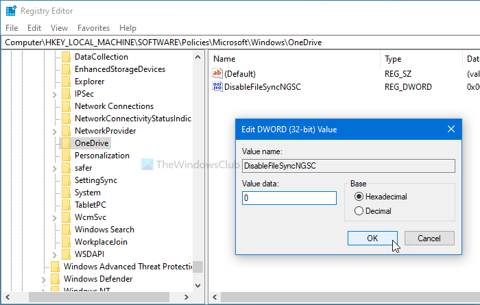 Troubleshoot OneDrive không khởi động trong Windows 10