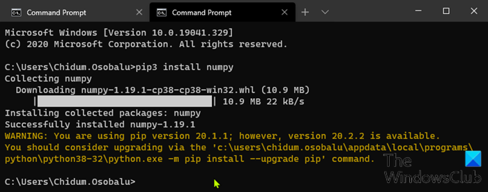 Install-NumPy-using-Pip-on-Windows-10-1
