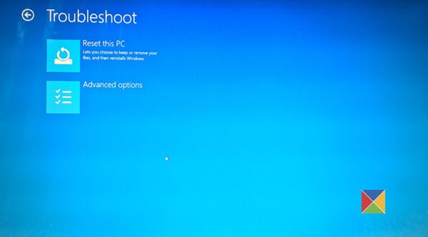 Tùy chọn khởi động nâng cao Windows 10