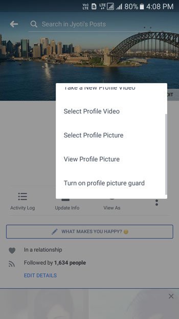 Bật tính năng Bảo vệ ảnh hồ sơ trên Facebook