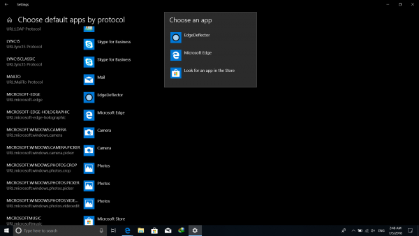 Buộc Windows 10 sử dụng trình duyệt ưa thích thay vì Edge