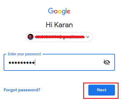 Đăng nhập vào Gmail