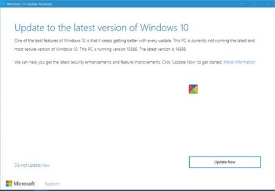 Trợ lý cập nhật Windows 10