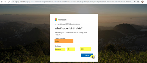 Đăng ký Tài khoản Microsoft Outlook - Câu lạc bộ Windows