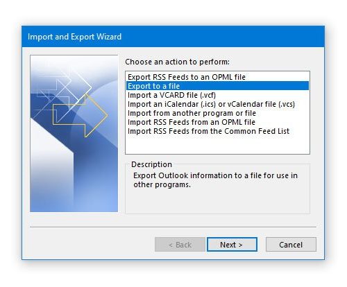 Xuất Lịch Outlook trong tệp CSV