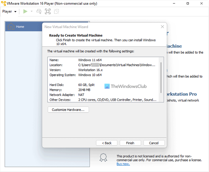 Cách cài đặt Windows 11 trên VMware Workstation Player