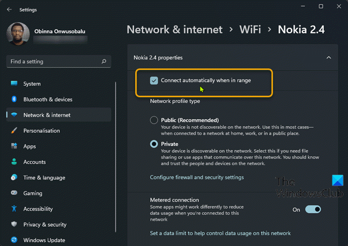 Tùy chọn WiFi không hiển thị trong Windows 11
